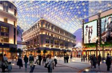 外滩中央广场明年将展露“最美玻璃穹顶”！12000盏炫彩灯珠美轮美奂
