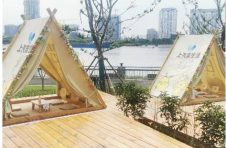 来这里搭帐篷、看江景、吹江风 浦江东岸首个“帐篷营地”对外开放